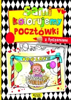 Okładka: Sami kolorujemy pocztówki z życzeniami