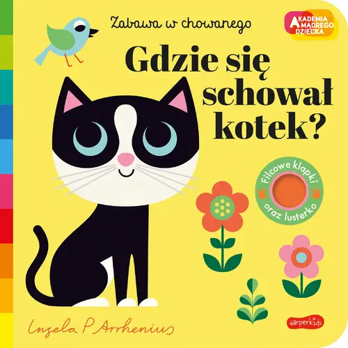 Okładka: Gdzie się schował kotek? Akademia mądrego dziecka. Zabawa w chowanego