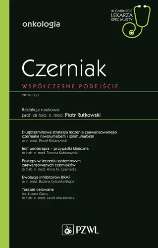 Okładka: Czerniak. W gabinecie lekarza specjalisty.
