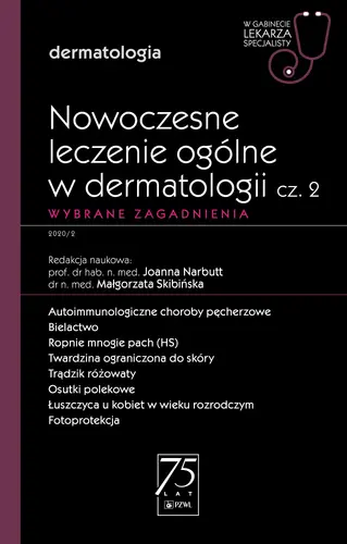 Okładka: Nowoczesne leczenie ogólne w dermatologii. W gabinecie lekarza specjalisty. Część 2