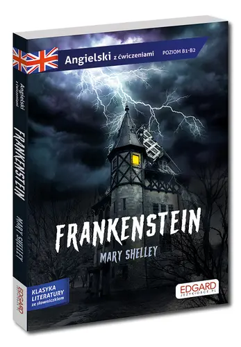 Okładka: Angielski. Frankenstein. Adaptacja powieści z ćwiczeniami