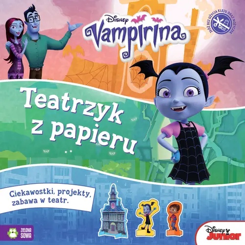 Okładka: Teatrzyk z papieru. Vampirina. Disney
