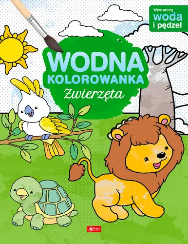 Okładka: Zwierzęta. Wodna kolorowanka