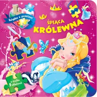 Okładka: Książka z puzzlami. Śpiąca Królewna