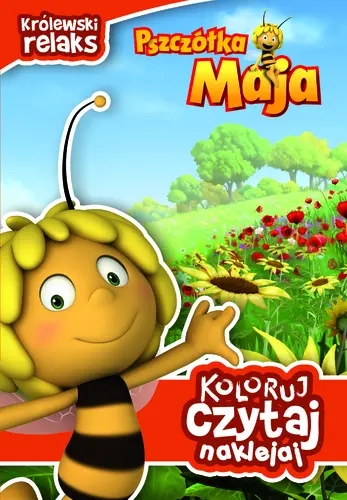 Okładka: Koloruj, czytaj, naklejaj. Pszczółka maja