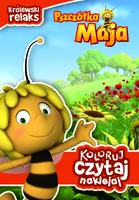 Okładka: Koloruj, czytaj, naklejaj. Pszczółka maja