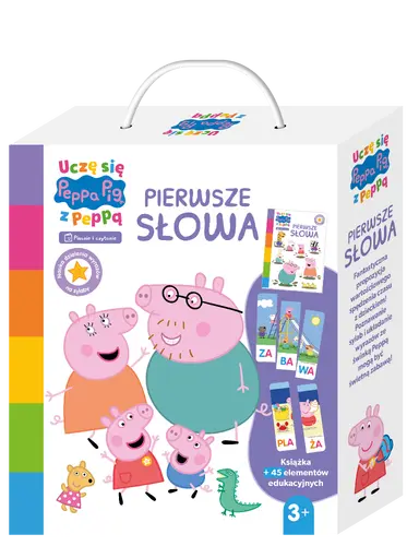 Okładka: Uczę się z Peppą. Pierwsze słowa.