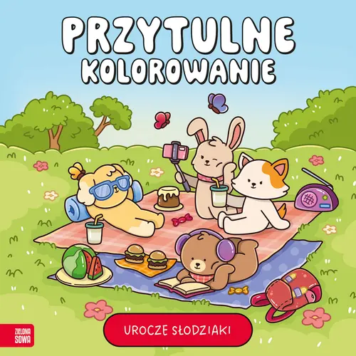 Okładka: Przytulne kolorowanie. Urocze słodziaki