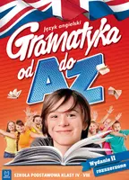 Okładka: Język angielski. Gramatyka od A do Z. Wydanie II rozszerzone. Klasy IV–VI szkoły podstawowej