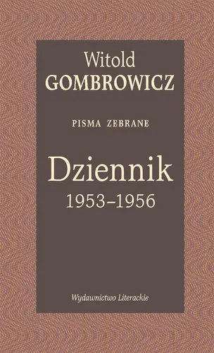 Okładka: Dziennik 1953–1956. Pisma zebrane