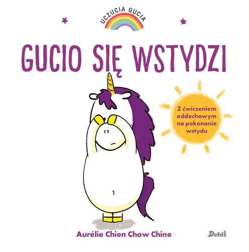 Okładka: Uczucia Gucia. Gucio się wstydzi