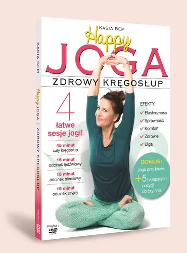 Okładka: Happy Joga. Zdrowy kręgosłup