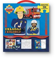 Okładka: Strażak Sam. Układaj i koloruj