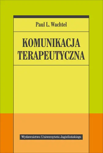 Okładka: Komunikacja terapeutyczna