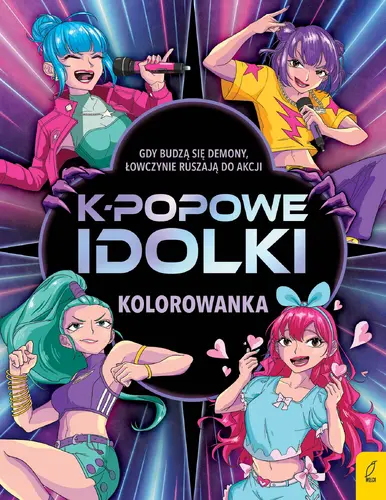 Okładka: K-popowe idolki. Kolorowanka