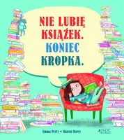 Okładka: Nie lubię książek. Koniec kropka.