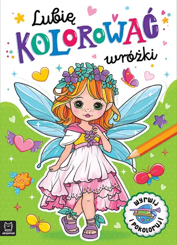 Okładka: Lubię kolorować wróżki
