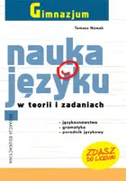 Okładka: Nauka o języku w teorii i zadaniach. Gimnazjum