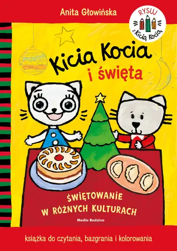 Okładka: Kicia Kocia i święta. Kolorowanka