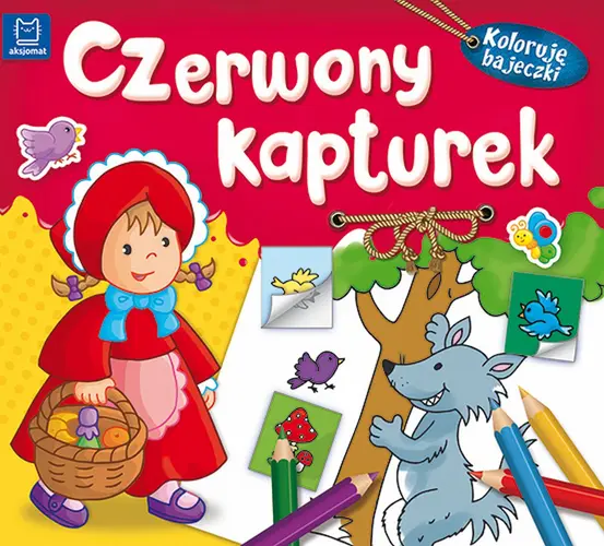 Okładka: Koloruję bajeczki. Czerwony Kapturek