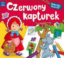 Okładka: Koloruję bajeczki. Czerwony Kapturek
