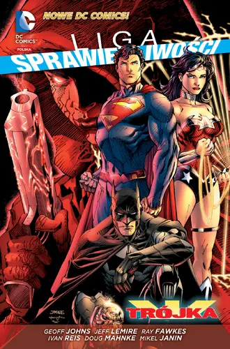 Okładka: Liga Sprawiedliwości.Trójka, tom 4