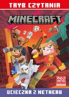 Okładka: Ucieczka z Netheru. Minecraft. Tryb czytania