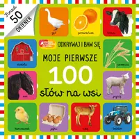 Okładka: Moje pierwsze 100 słów na wsi. Akademia Mądrego Dziecka