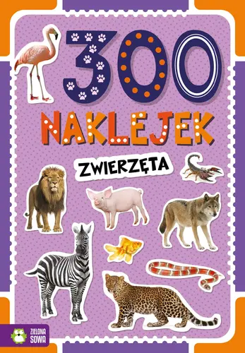 Okładka: 300 naklejek. Zwierzęta
