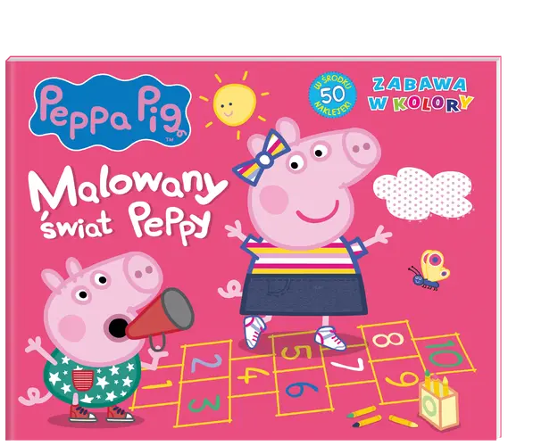 Okładka: Peppa Pig. Zabawa w kolory. Malowany świat Peppy