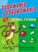 Okładka: Nauka i zabawa. Dodawanie i odejmowanie. Wesołe cyferki.