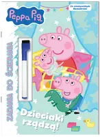 Okładka: Peppa Pig. Zadania do ścierania. Dzieciaki rządzą!
