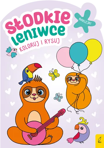 Okładka: Koloruj i rysuj. Słodkie leniwce