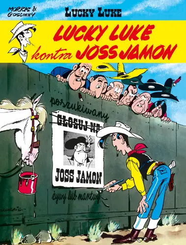 Okładka: Lucky Luke kontra Joss Jamon. Lucky Luke