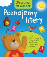 Okładka: Poznajemy litery. 24 okienka