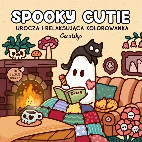 Okładka: Spooky Cutie. Urocza i relaksująca kolorowanka
