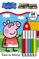 Okładka: Peppa. Pig. Numerkowe kolorowanki. Czas na kolory!