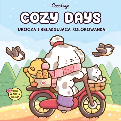 Okładka: Cozy Days. Urocza i relaksująca kolorowanka