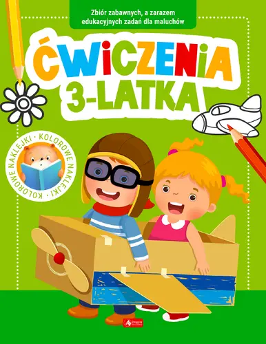 Okładka: Ćwiczenia 3-latka z naklejkami