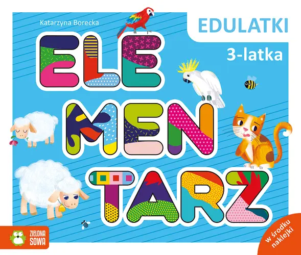Okładka: Edulatki. Elementarz 3-latka
