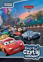 Okładka: Auta 2. Koloruj, czytaj, naklejaj. Opowieść filmowa