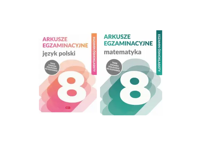 Okładka: ARKUSZE Egzaminacyjne (2 tytuły)
