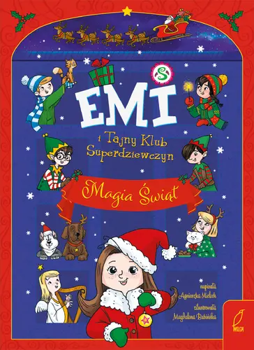 Okładka: Emi i Tajny Klub Superdziewczyn. Magia świąt. Tom specjalny