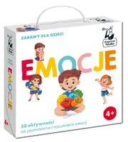 Okładka: Emocje. Zabawy dla dzieci. Kapitan Nauka