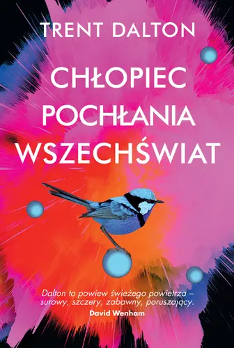 Okładka: Chłopiec pochłania wszechświat