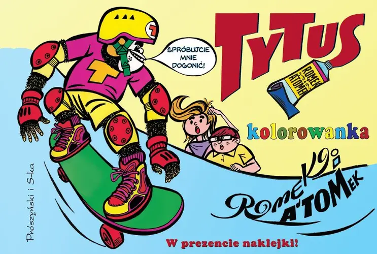 Okładka: Tytus, Romek i A'Tomek. Kolorowanka 3