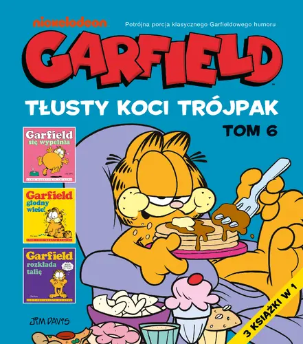 Okładka: Garfield. Tłusty koci trójpak. Tom 6