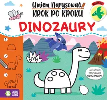 Okładka: Umiem narysować krok po kroku. Dinozaury