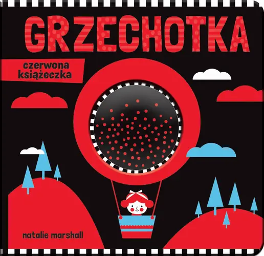 Okładka: Grzechotka. Czerwona książeczka