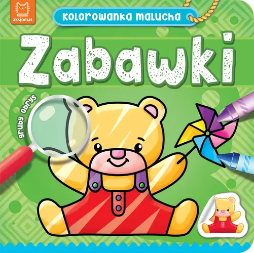Okładka: ZABAWKI kolorowanka malucha